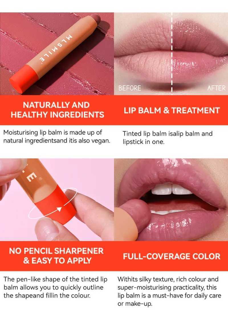 6 Colors Lipstick Pen Waterproof Long-Lasting Natural Shine Moisturizing Non-stick Perfect Sexy Lip Gloss Women MakeupXJ241205