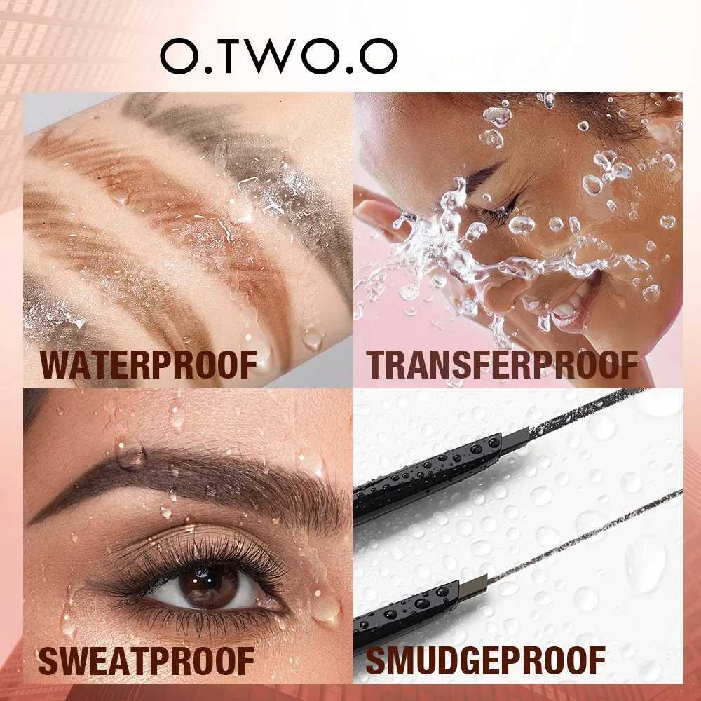 O. Two of them. O3 inner eyebrow pencil with eyebrow trimmer durable precise eyebrow remover natural color waterproof eyebrow pencil W241205