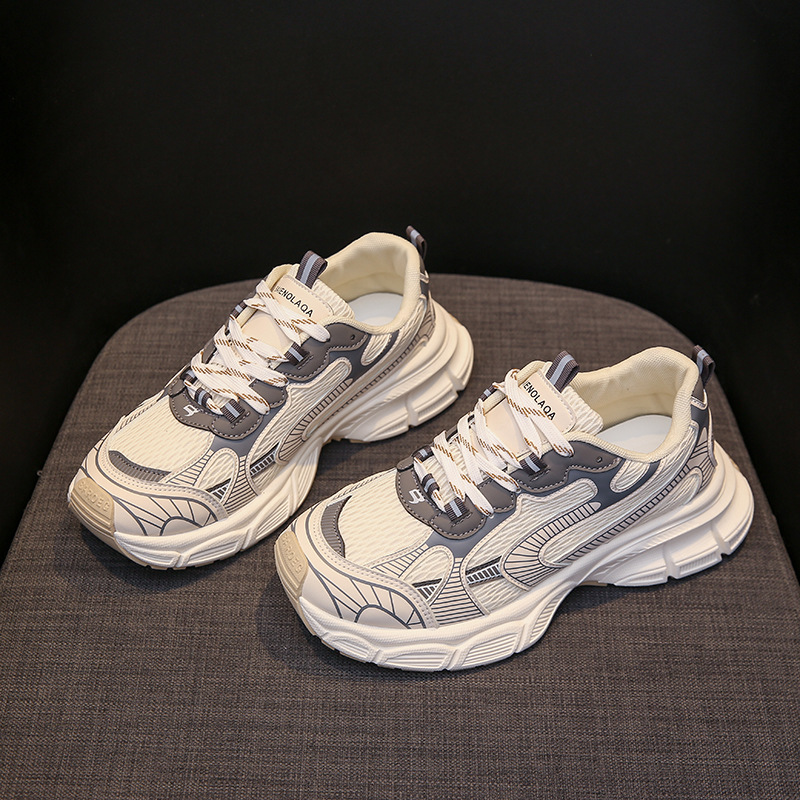 Men's Shoes Trend Casual Shoes New Fashion Shoes Thick-soled White Shoes Comfortable Breathable White Free shipping For Women Designer Dad Shoes 