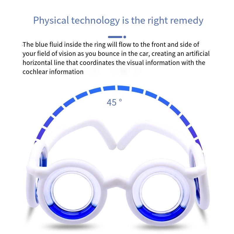 Anti-Sickness Without Lens Anti-carsick Foldable Travel Prevent Anti Dizzy Artificial Glasses