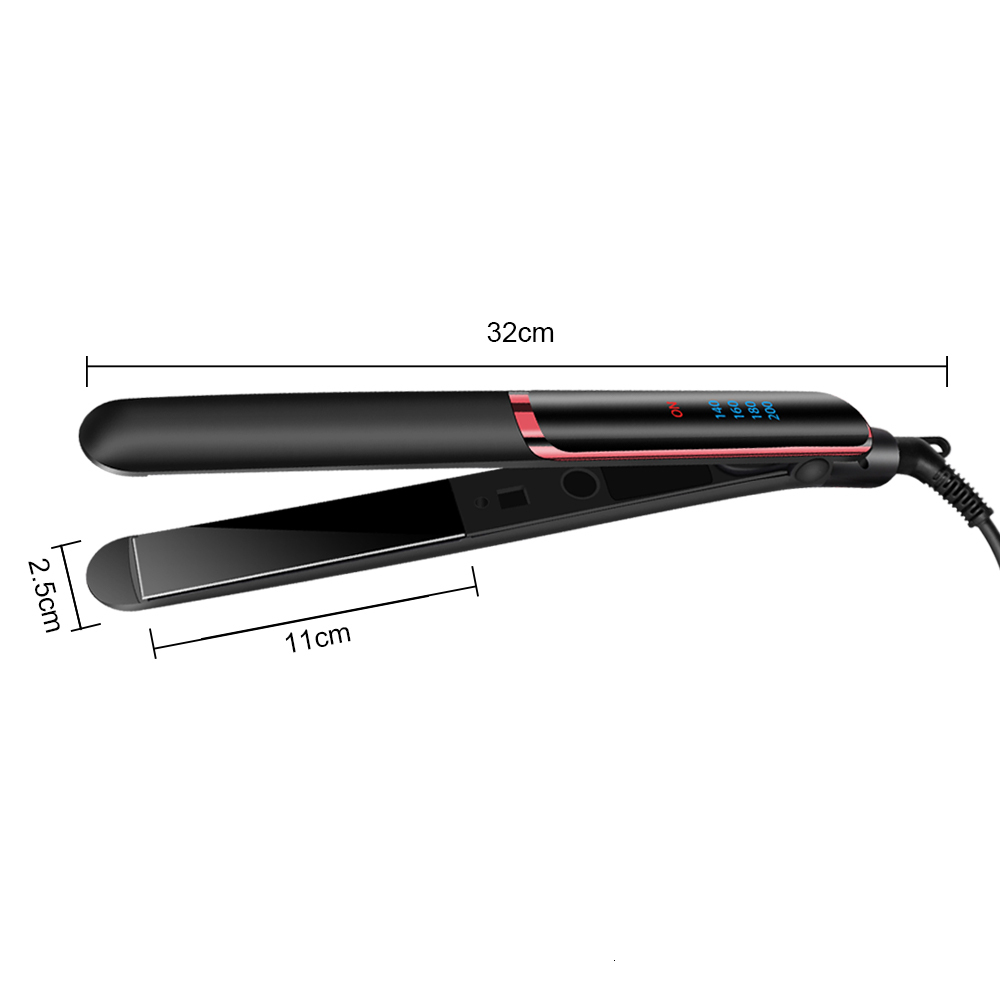 Ionic Straightener Suit 2 In 1 Flat Smooth Titanium Hair Negative Ion Straight Curg Iron