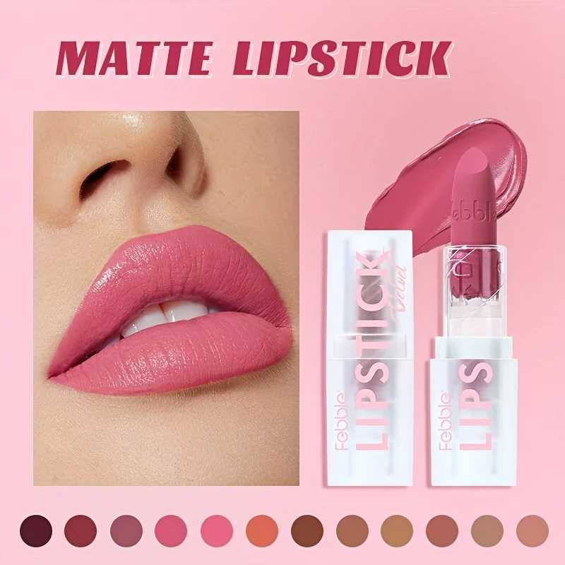 Lipstick 12 color lip gloss new matte moisturizing waterproof color lip makeup classic lip paste gift for womenXJ241205