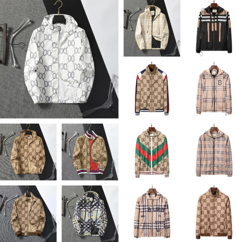 2025 New designers Mens jackets Thin Men Waterproof Wind Breaker Coat Zipper Hoodie Jacket Quick Drying Sport Luxury Autumn Slim Outerwear Clothing Windbreaker