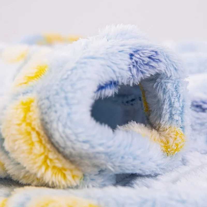 Pajamas Children Plush Pajama Boy Girl Cute Cartoon Coral Fleece Warm Zipped Sleep Blanket Kids Cozy Sleepwear Playsuit Romper Homewear H241205