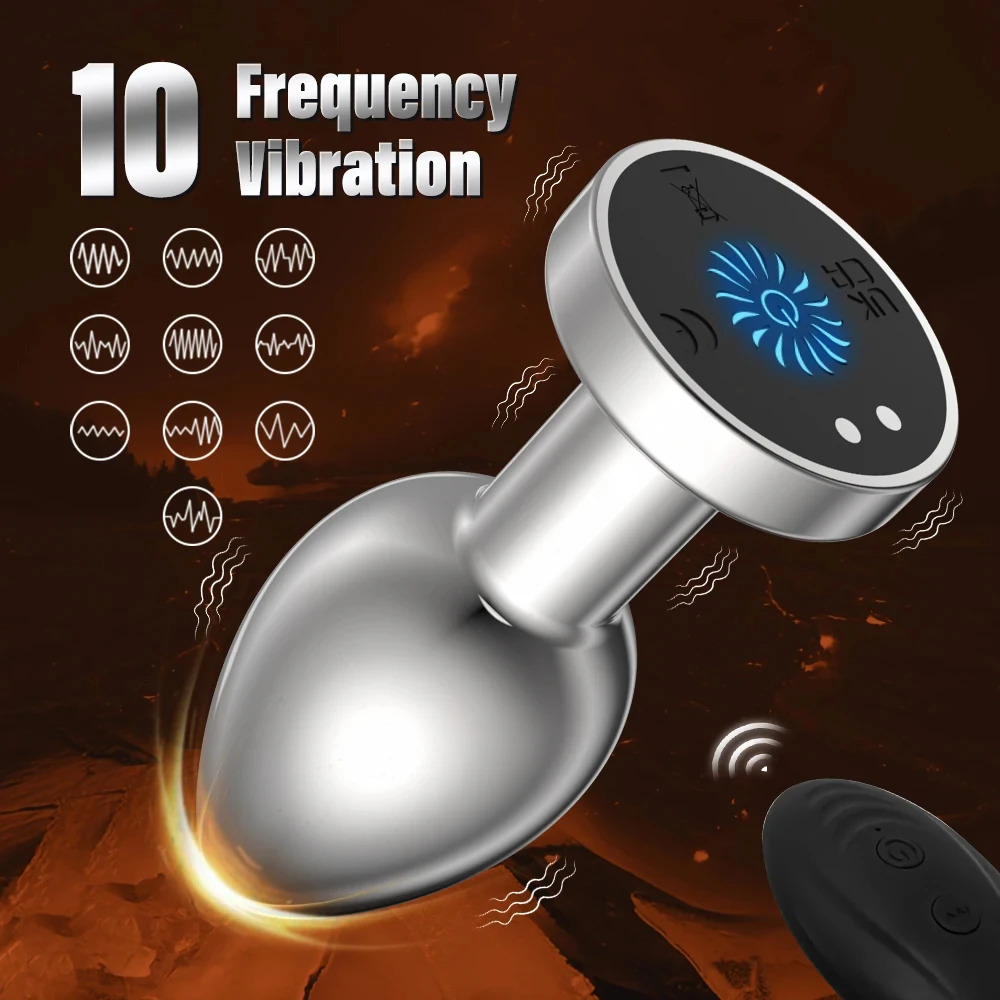 Remote Control Anal Plug Vibrator Bluetooth Butt Plug Men Prostate Massager Female Masturbator Adult Sex Toys for Women Men Gay 241205