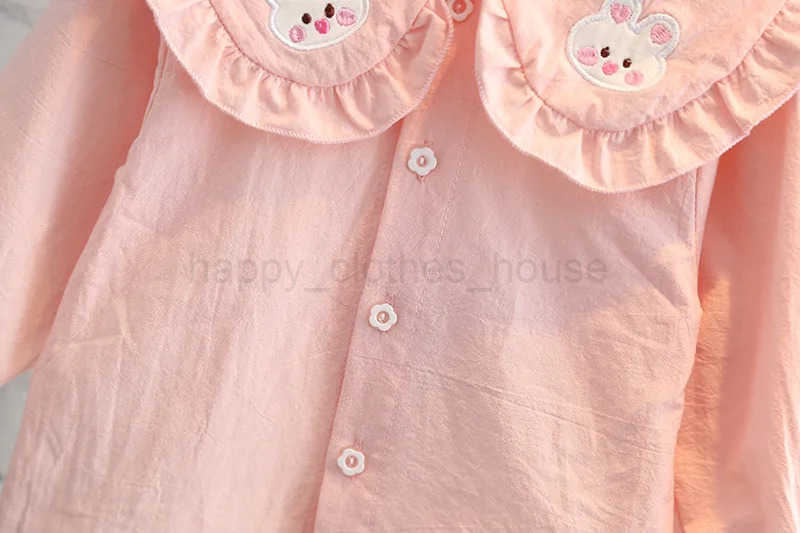 Autumn kids Baby girls clothes long sleeve Shirt+ Jeans 2024 Korean Fashion Casual girls clothes set for 0-4 yearXJ241205