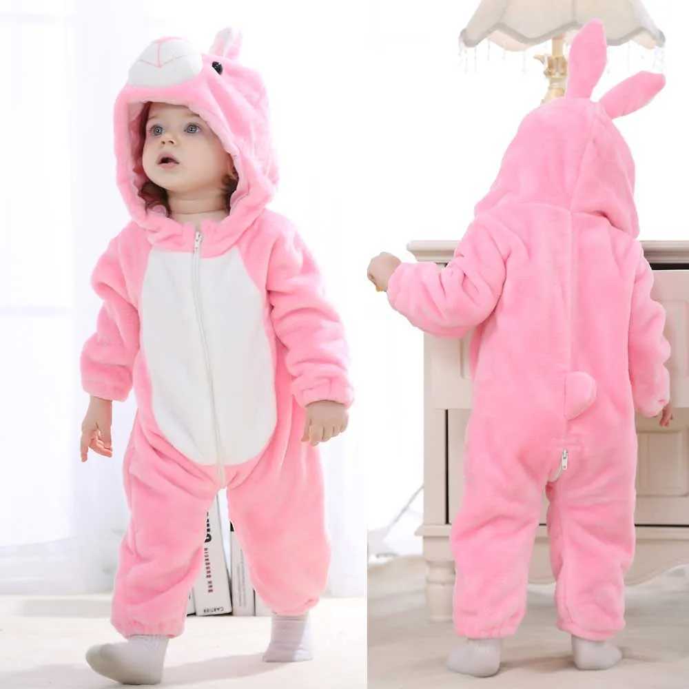 Pajamas 0 to 4 Years Baby Pajamas Winter Cartoon Sleeping Clothes Boys Dinosaur Pijamas Onesies Girls Clothes Toddler Night Bodysuits H241205