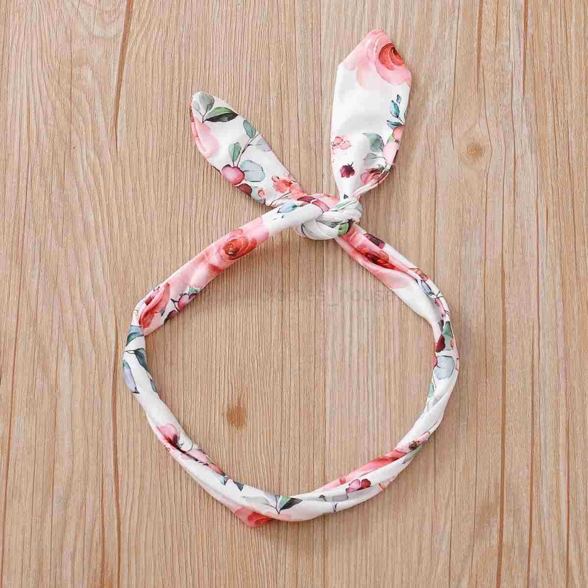 2PC Female baby Hooded Flower Long Sleeved Top+Printed Pants+Bow Headband 0-18 Months Baby Girl Autumn Sports and Leisure SetXJ241205