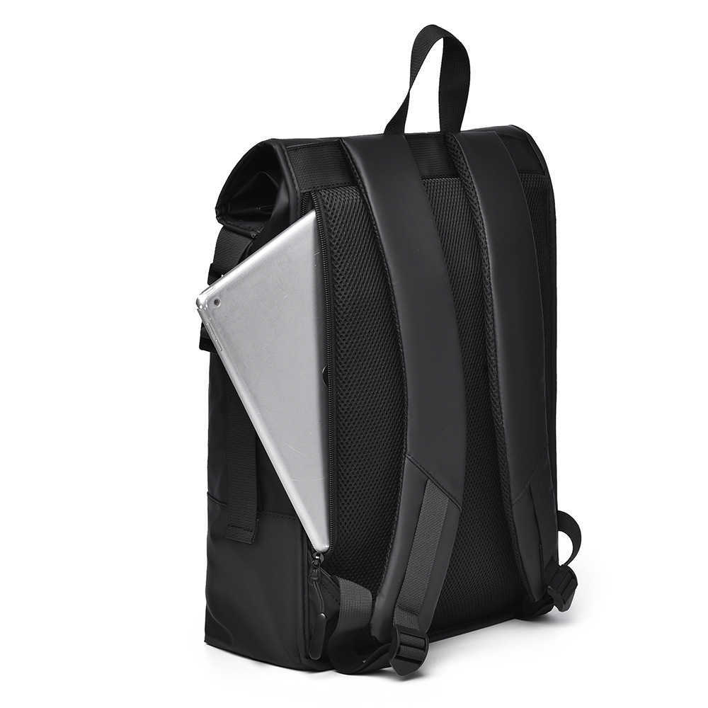 Backpack for Leisure, Fashion, Large Capacity Business Commuting, Computer Backpack, Outdoor Waterproof Roll Top Men's Backpack