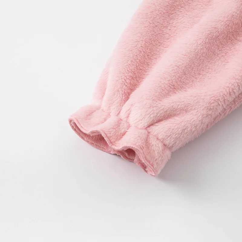 Pajamas DBM19644 dave bella winter baby girls fashion patchwork kets pajamas newborn baby underwear casual sleepwear 2 pcs suit H241205