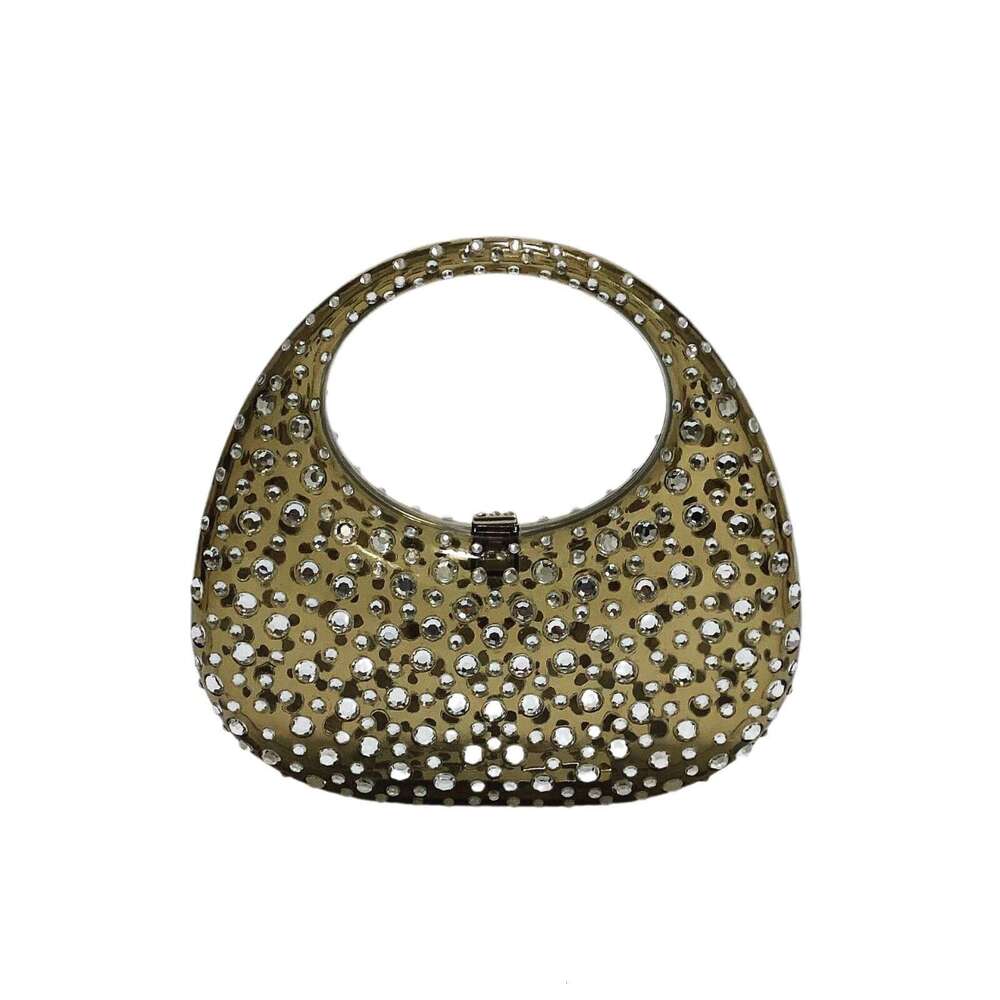 Fashionable women's handbags and wallets, transparent acrylic party, dance party, evening bag, casual transparent handbag