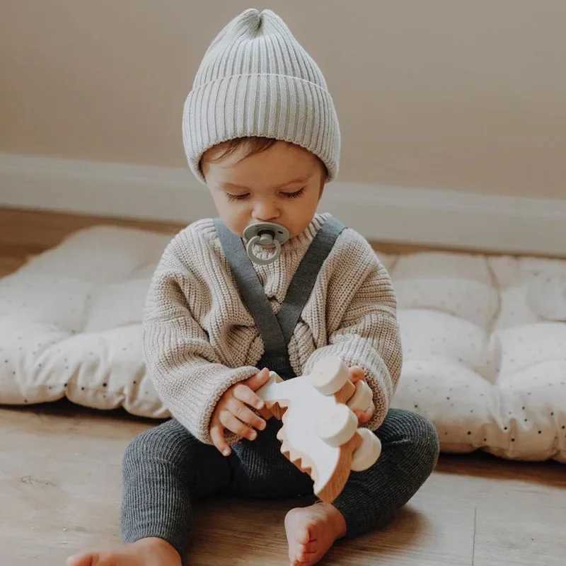 0-7T Preschool Newborn Baby Sweater Childrens Boys and Girls Winter Clothing Warm Thick Knitted Pullover Top Basic Knitted Dress W241205