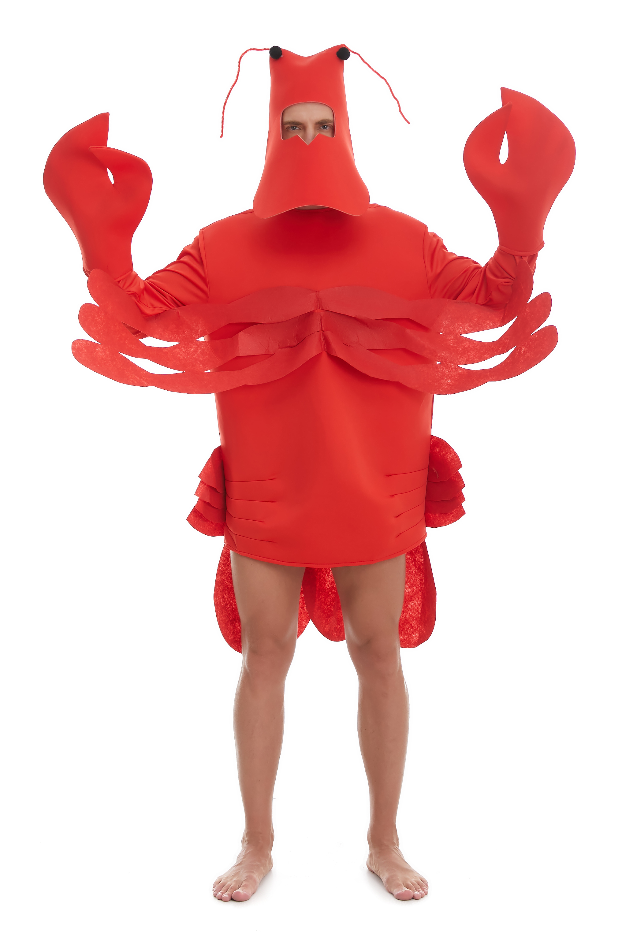Stylish 3 Piece Costume with Lobster Design - Perfect for Fancy Dress Events