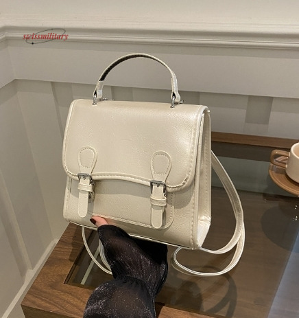 High quality fashionable for women 2024 new simple backpack, college style versatile single shoulder diagonal cross bag handbag swissmilitary