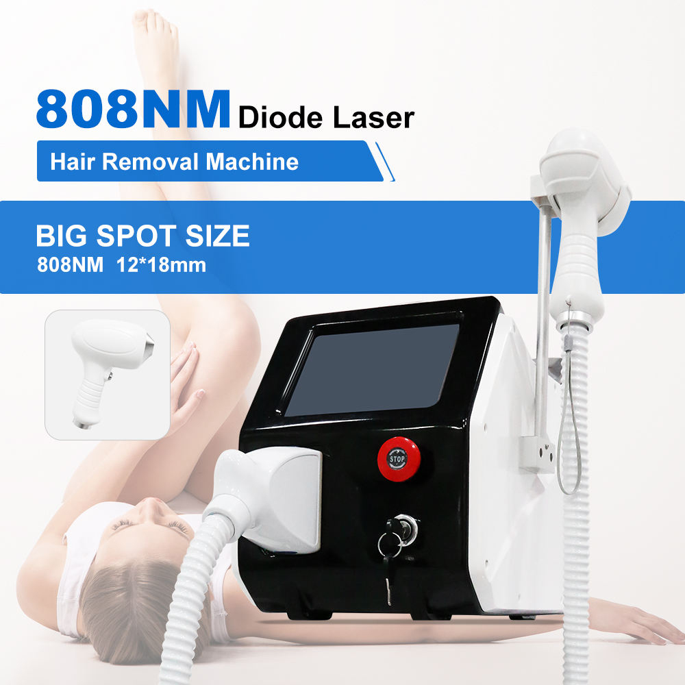 Professional No Pain Hair Removal Depilation 808 Diode Laser Ice Point Skin Rejuvenation Machine Permanent Hair Remove for All Skin Tone