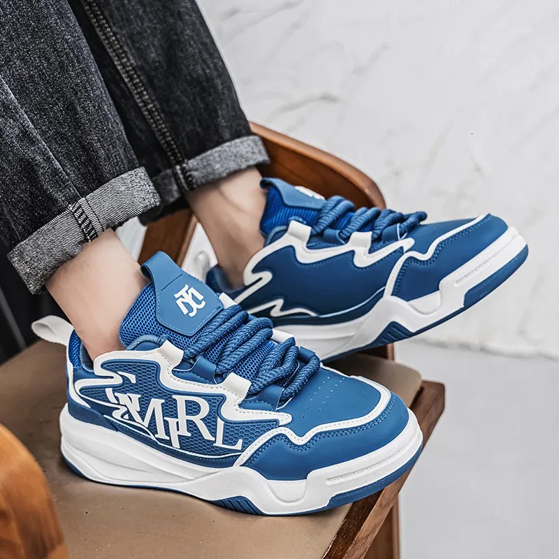 Top quality Brand High Quality New Style Free Delivery Designer men's niche thick sole height increasing student casual outdoor sports board shoe