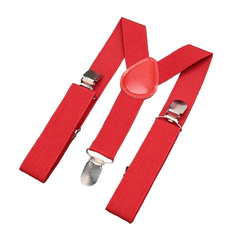 Elastic Kids Suspenders black Fashion Children Boys Braces Girls Adjustable Baby Wedding Ties Accessories 241122