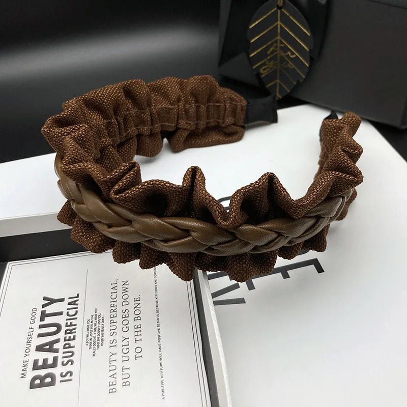 Fashion Womens Hairbands Girls Twisted Wide Cone Headbands Hair Accessories 241205