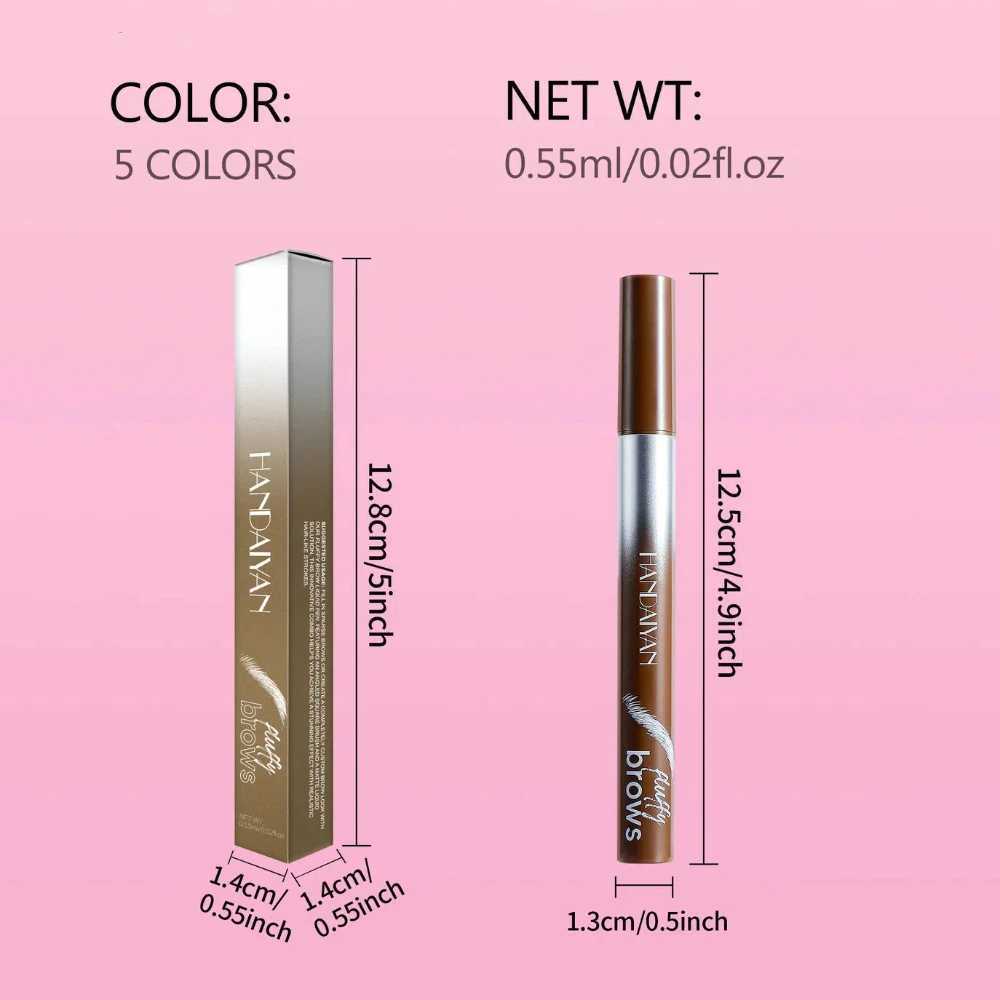 Micro bead eyebrow pencil waterproof forked eyebrow tattoo pencil long-lasting professional fine liquid eyebrow pencil makeup W241205