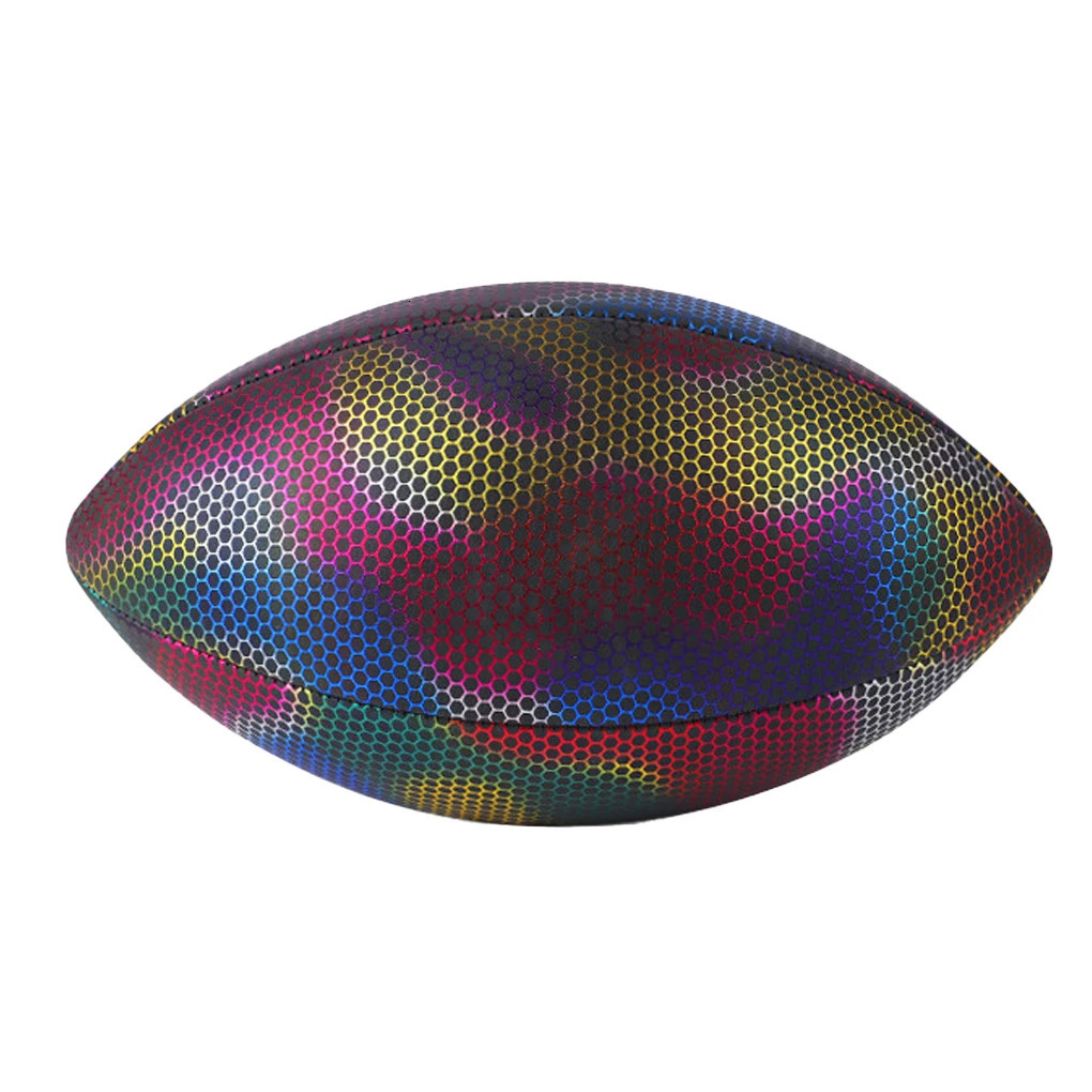 Colorful Rugby Team Training Ball Anti-skidding Football Glow in the Dark 241204