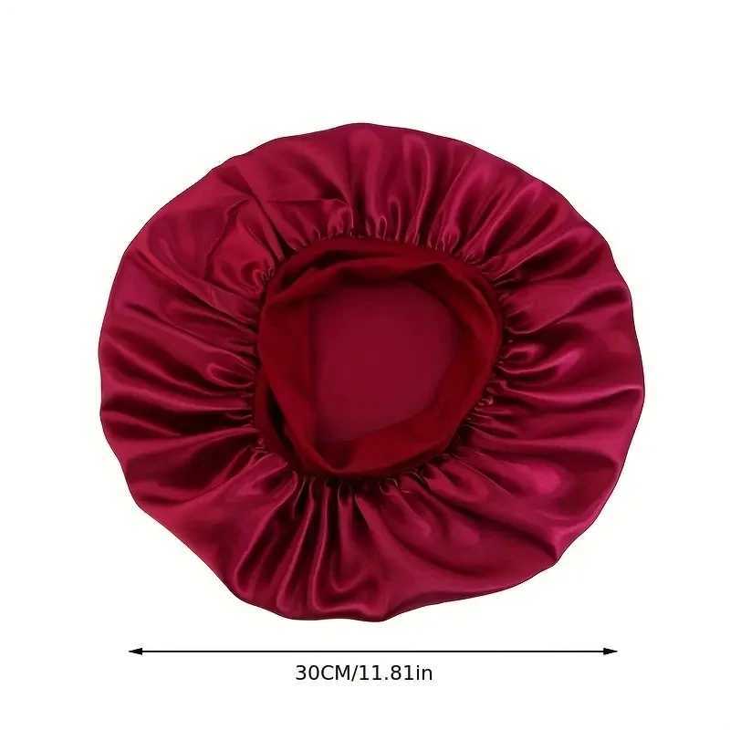 A solid color wide brimmed elastic adult sleeping c hair care and beauty shower cXJ241205