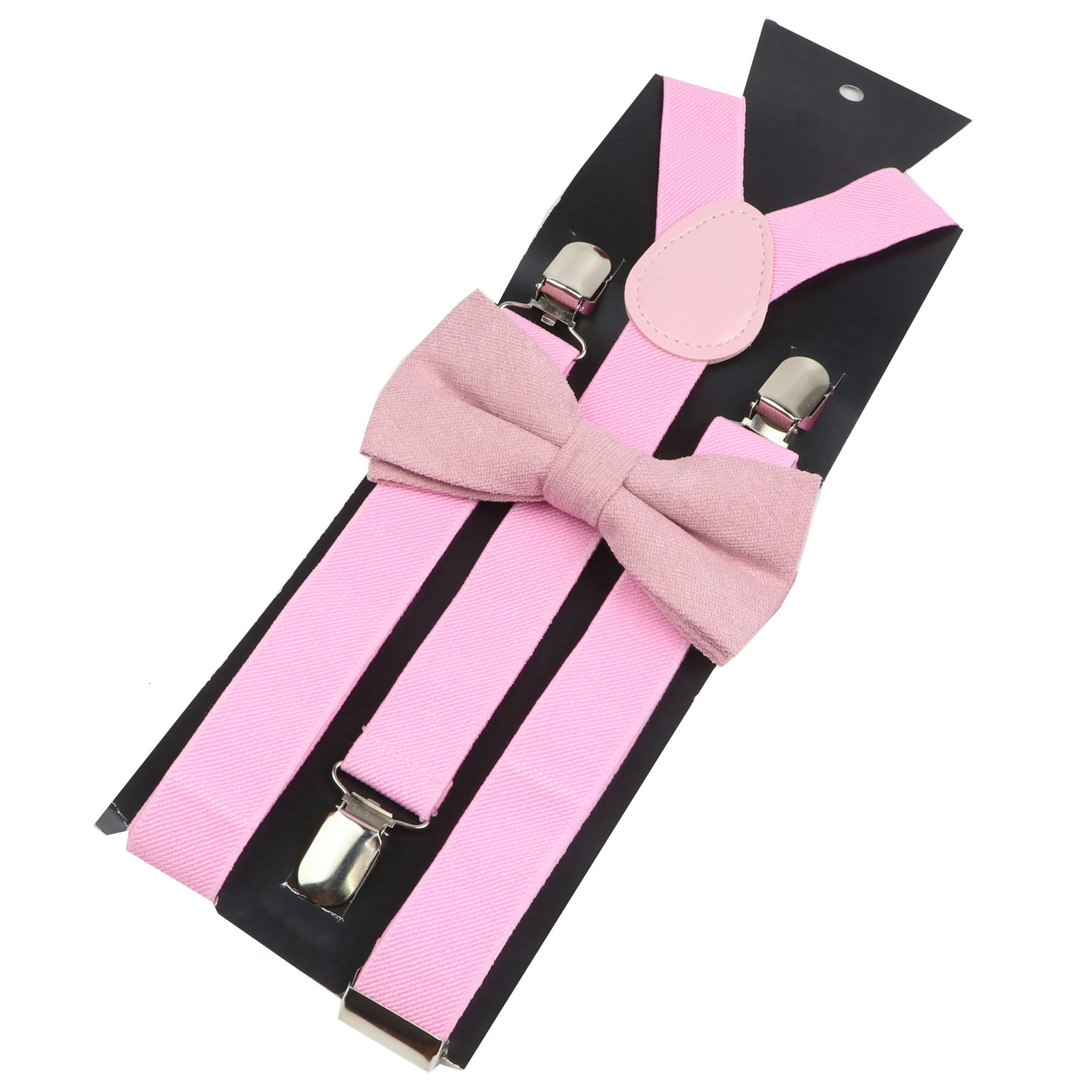 Adjustable Elastic Leather Suspenders Bowtie Set Men Women Sage Green Braces Straps For Wedding YBack Shirt Accessories Gift 241122