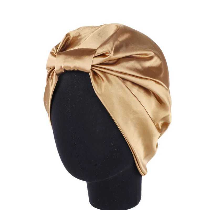 6 Colors Silk Salon Bonnet Women Sleep Shower C Bath Towel Hair Dry Quick Elastic Hair Care Bonnet Head Wr HatXJ241205