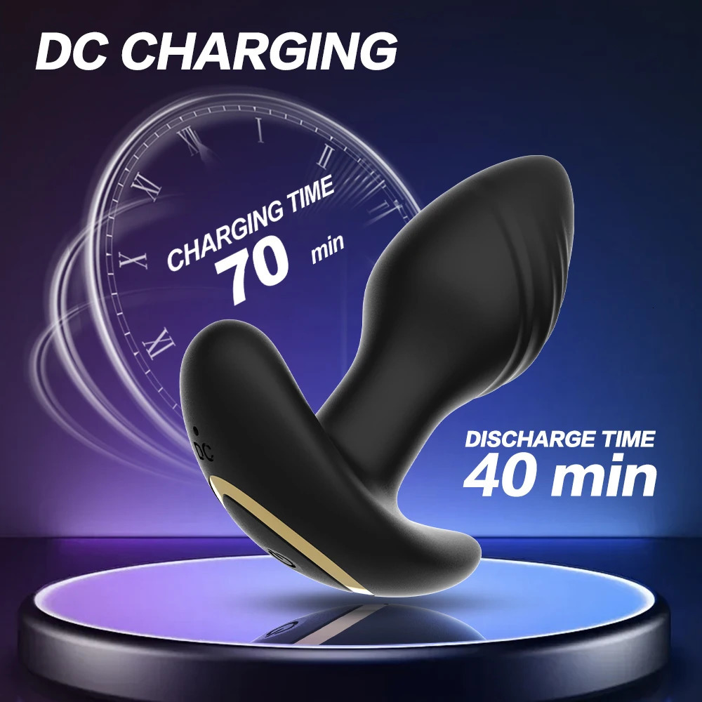 Rotating Anal Plug Vibrator Men Prostate Massager Sex Toy APP Remote Control Vibrator Butt Plug Rotation Vibrating Anal For Men 241205