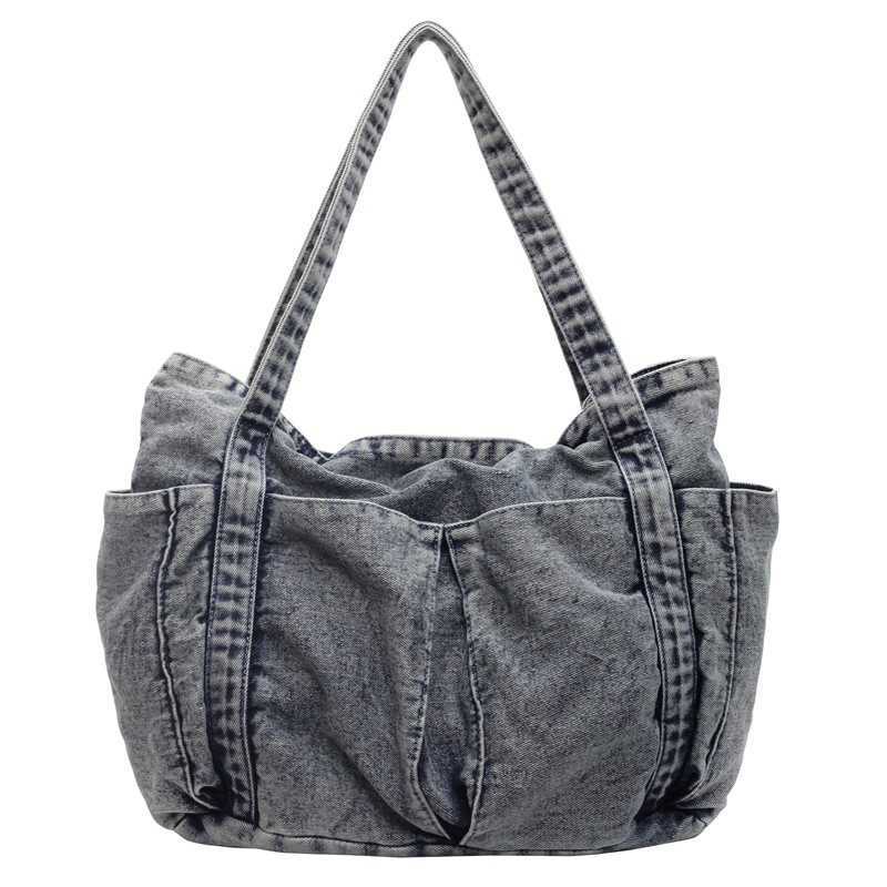 Cowboy Bag Large Capacity Bag Women's Single Shoulder Handheld Commuter Bag Women's Bag Tote Bag 241215