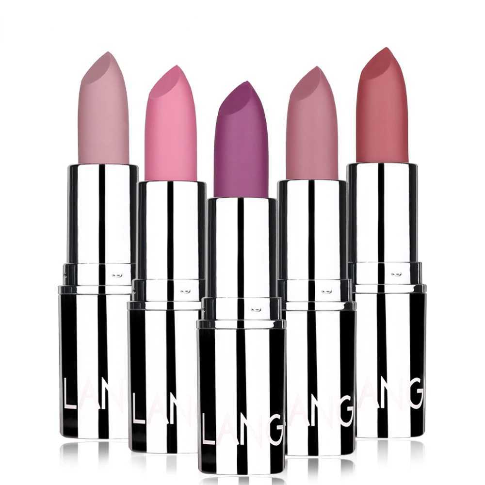 Nude Matte Lipstick Waterproof Long Lasting Non-stick Cup Lip Stick Not Fading Sexy Red Pink Velvet Lipsticks Makeup CosmeticsXJ241205