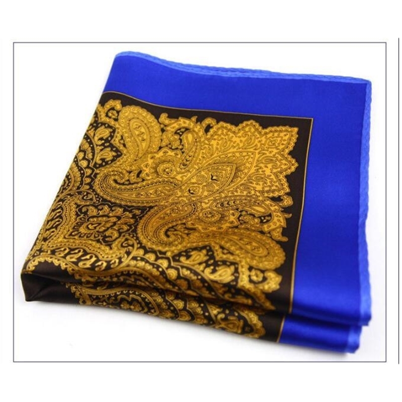 35 * 35CM mens pocket square silk set handle retro wedding British style 241205