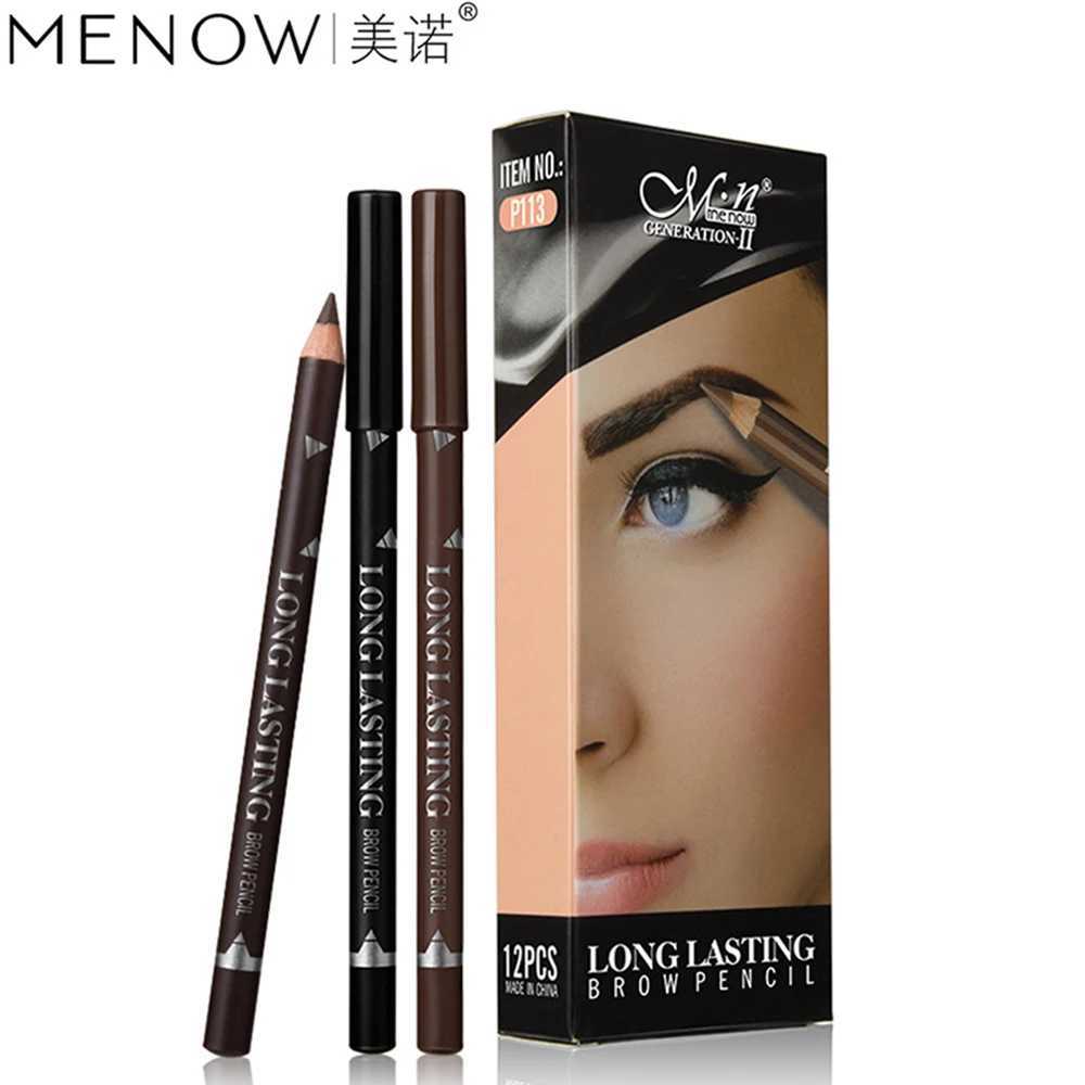 2-piece/set waterproof eyebrow pencil precision eyebrow remover black blonde brown eyebrow pencil long-lasting makeup 3-color cosmeticsW241205