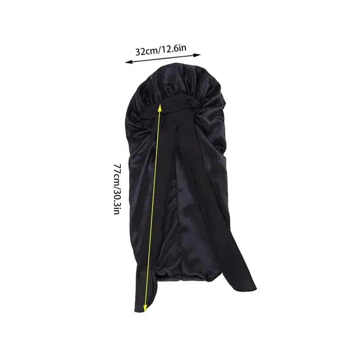 Elastic Wide Edge Satin Bonnet Long Hair Hat Sleeping Hats Wr Night C Hair Care Bonnet for Women Men Unisex C Bonnet 2024XJ241205