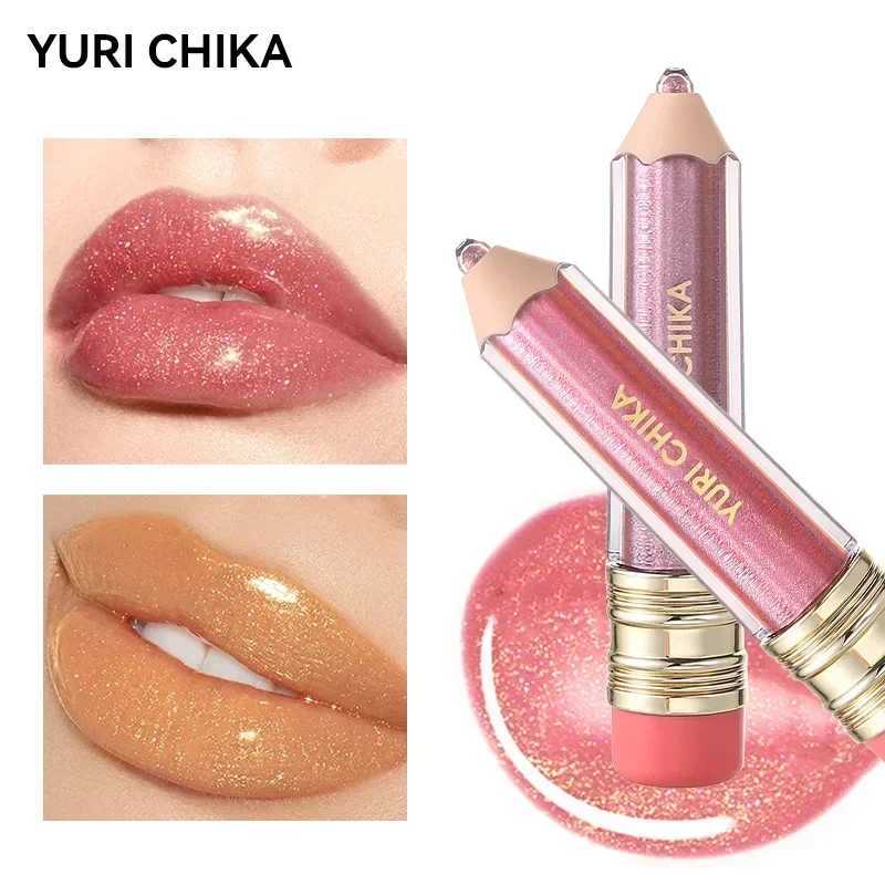 Amusing Pencil Shaped Lipstick Moisturizing Shimmer Lipgloss Sexy Lip Makeup Glitter Lipgloss Long Lasting Liquid Lipstick NEWXJ241205