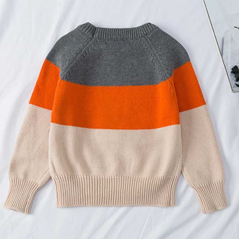 Autumn Baby Girls Boys Sweaters Coat Kids Knitting Pullover Tops Baby Boys Girls Long Sleeve Sweaters W241205