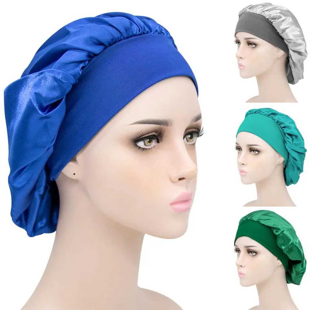 Womens Shower Hat Satin Sleep Hat Bathroom Shower Hat Sleeping Hat Night Sleep C Hair Care Bonnet Night C Hair Bonnet HatXJ241205