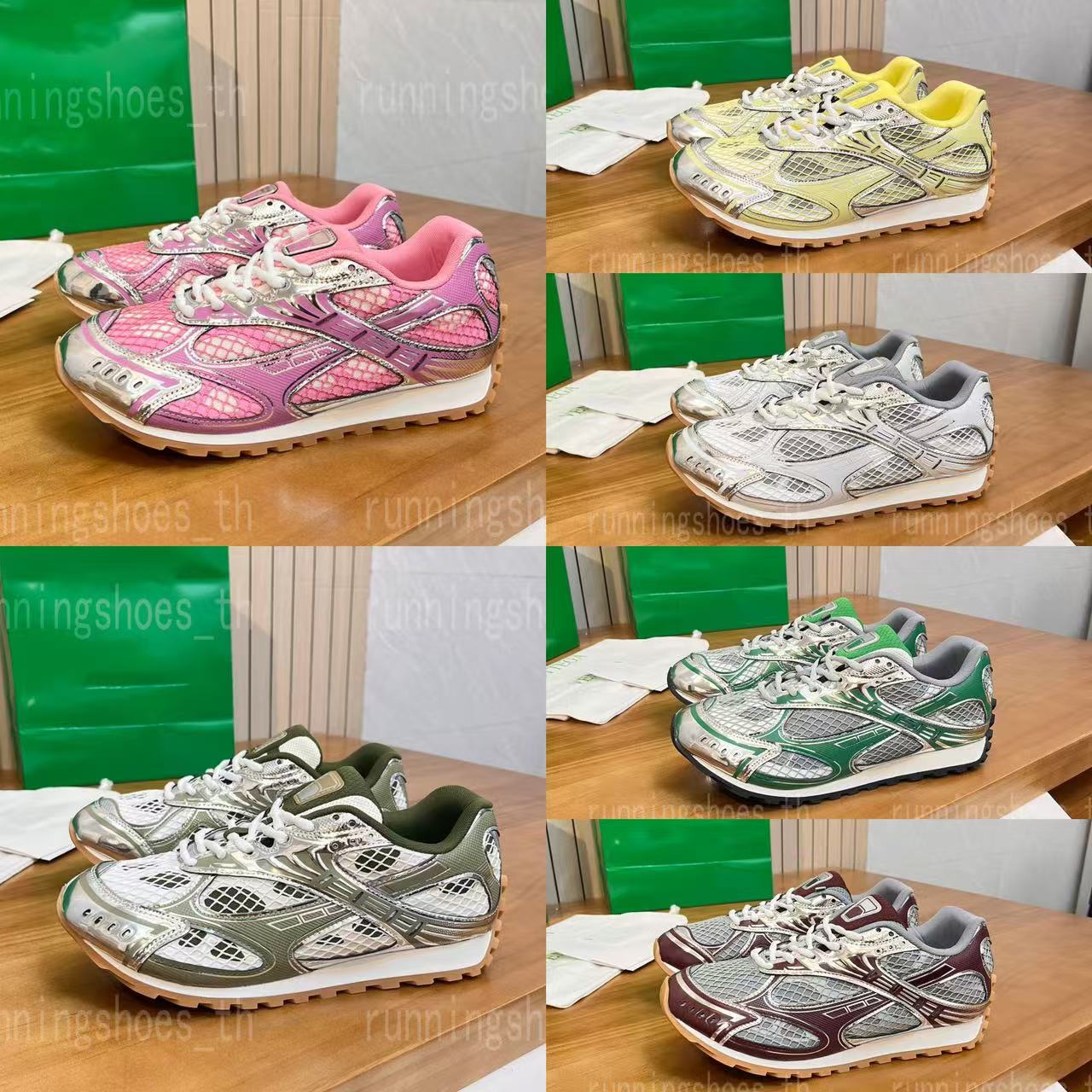 New Pink Designer Orbit Sneakers Runner Casual Women Men Trainers Leather Mesh Nylon Fabric Sneakers Shoes With Box