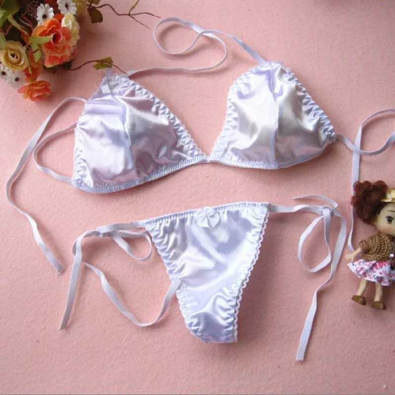 Newest Silk Thong G-string Lace Sexy Underwear Women Sexy Panties Female Low Waist String Lace Lingerie Intimates Thongs T-backXJ241205
