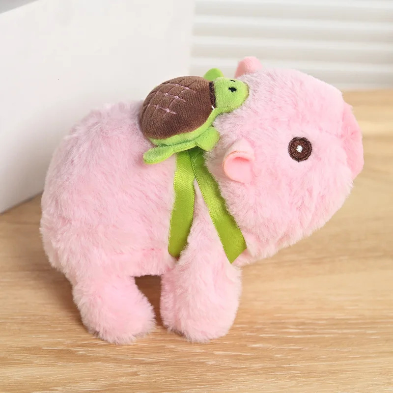 Simulation Electric Plush Cute Capybara Doll Toys Walking Barking Electronic Pet Capybara Baby Interactive Toddler Toys 241204