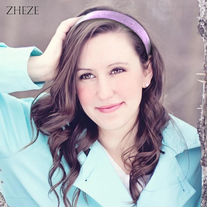 10 pieces/batch of soft velvet fabric 2cm wide headband used for holiday mouse ear headband DIY hair accessories for girls face washing 241205