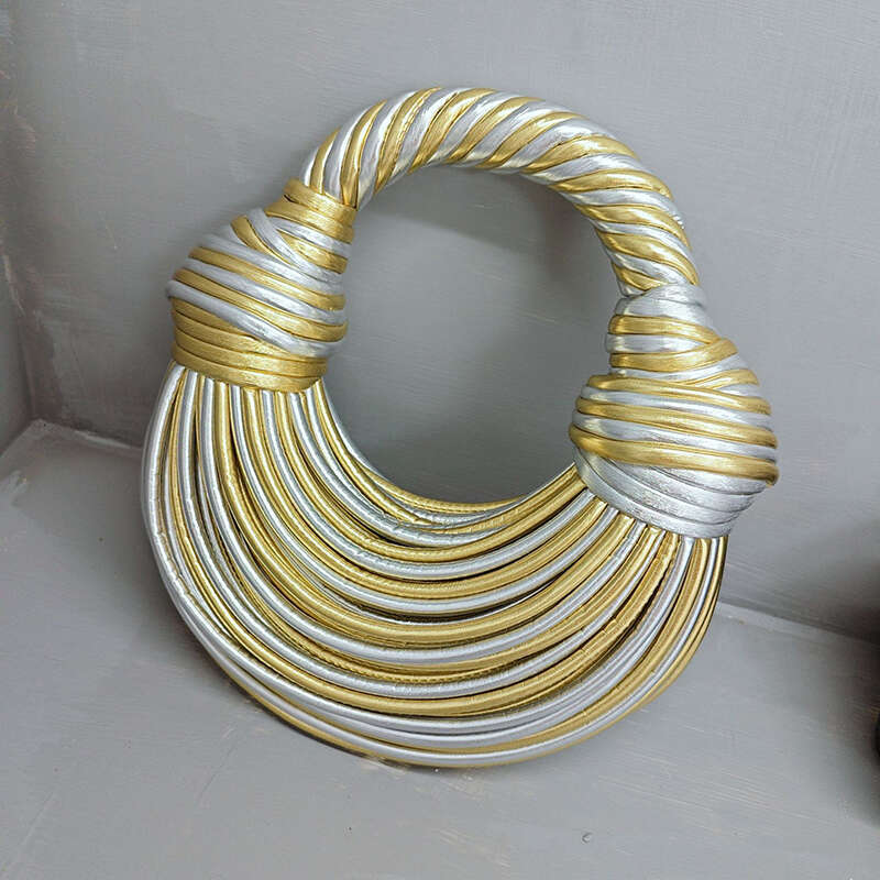Evening Bags Purses For Women Golden Noodle Knot Design Dinner Wedding Party Clutch Bag High Quality Handbags Trendy