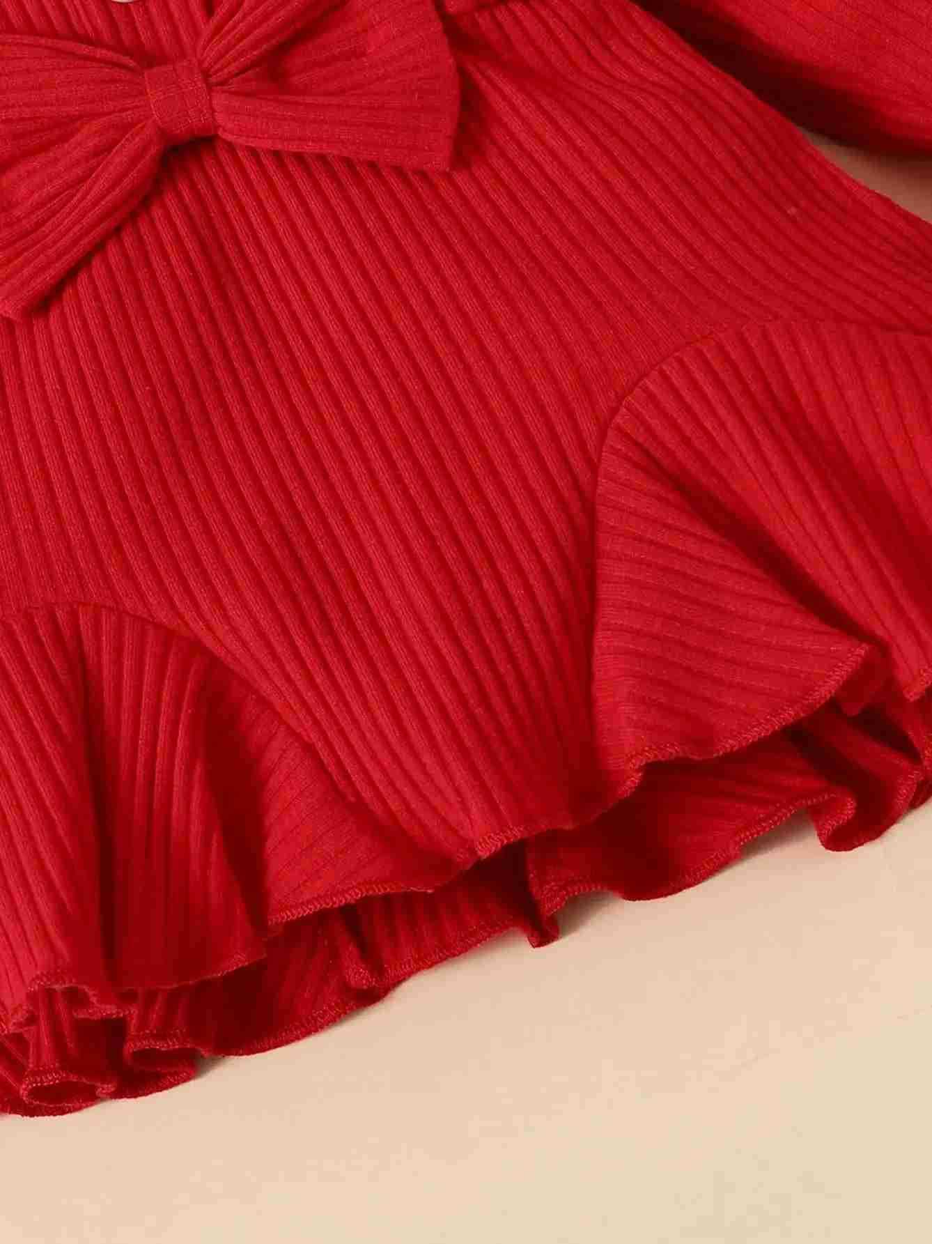 0-2 Year Old Newborn Baby Gilr Spring and Autumn Round Neck Long sleeved Princess Sle Love Printed Pants Fashion SetXJ241205