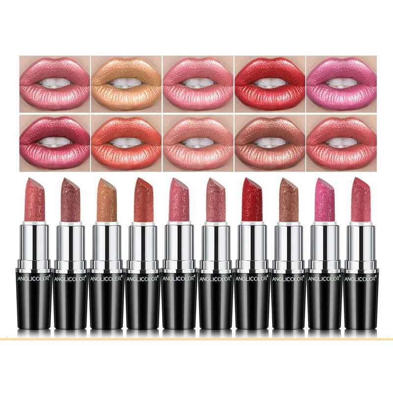 Makeup Non-sticky Non-fading Lipstick Pearlescent Long-lasting Moisturizing Fine Glitter Lip Gloss Hydrating Waterproof Lips HotXJ241205
