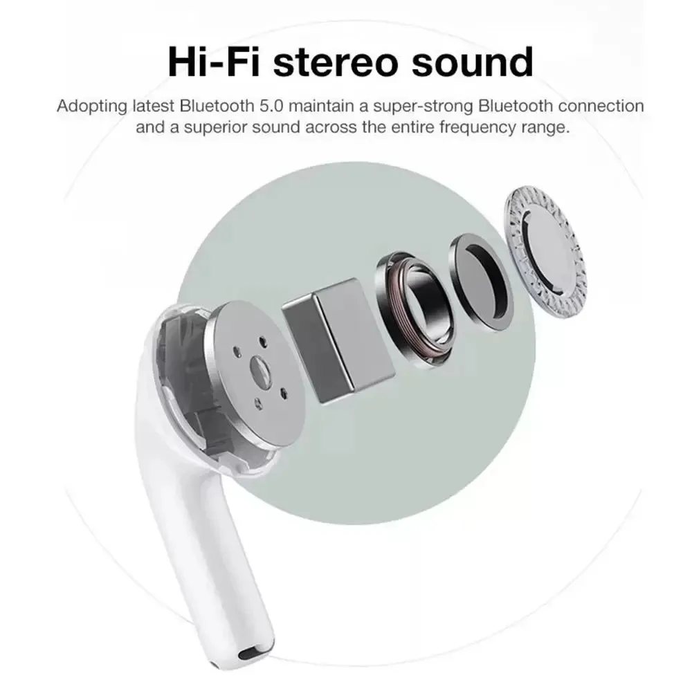 Usb c earbuds 4th gen Pro 2 With ANC USB C TWS Earphones Wireless Headphones Active Noise Cancellation Pods 2nd Bluetooth Earphone Headset USB-C charg