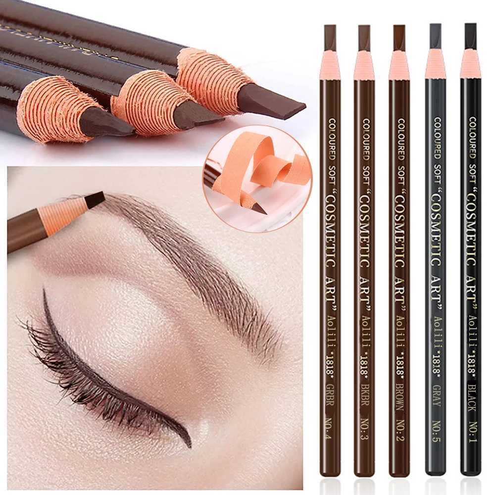Tear pull eyebrow pencil unshaven eyebrow pencil natural color rendering sweat and stain resistant eyebrows W241205