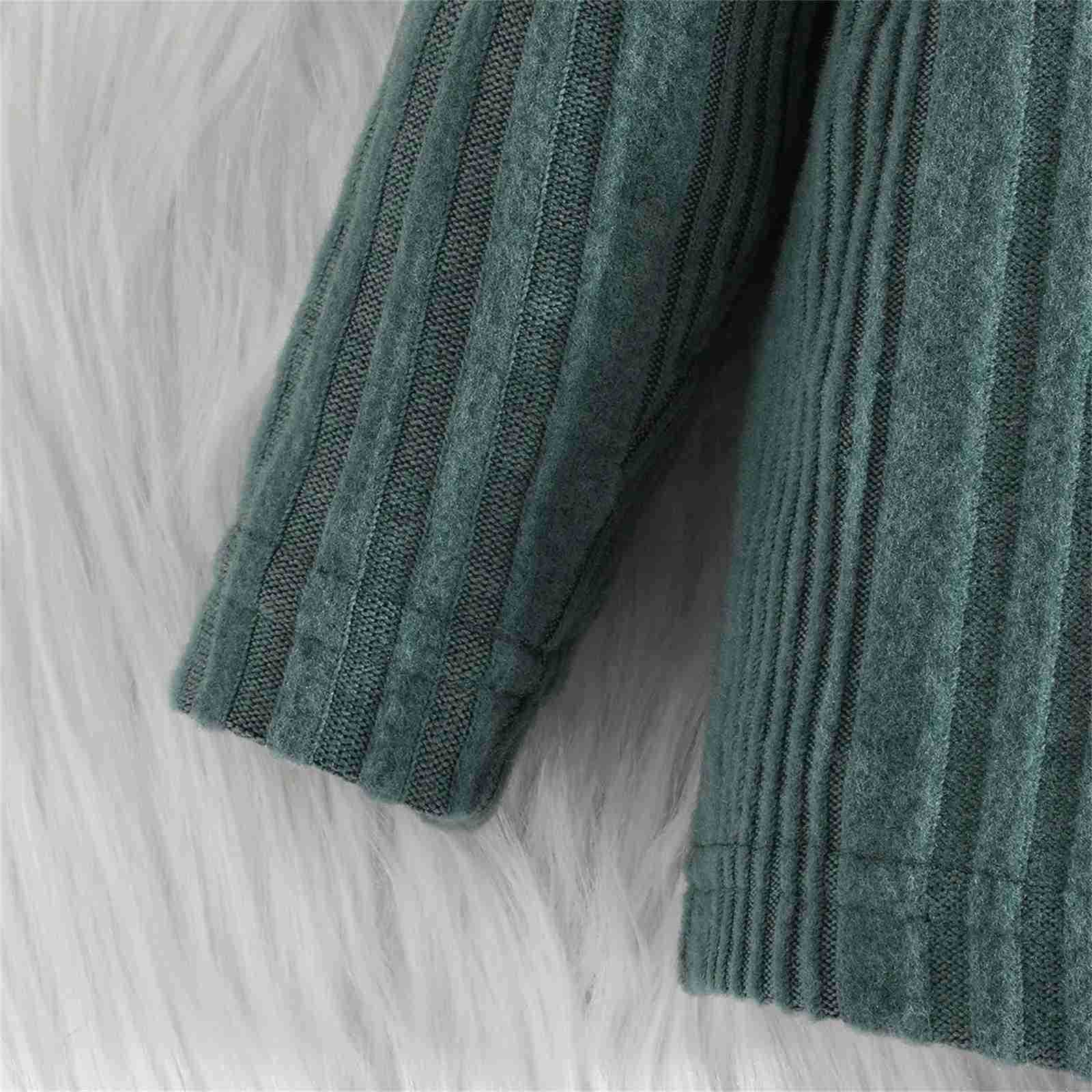 2PCS Toddler Baby Clothes for Boys 3 6 9 12 24 Months Solid Color Long Sleeve Stand-up Collar Top and Trousers Sets Two PiecesXJ241205