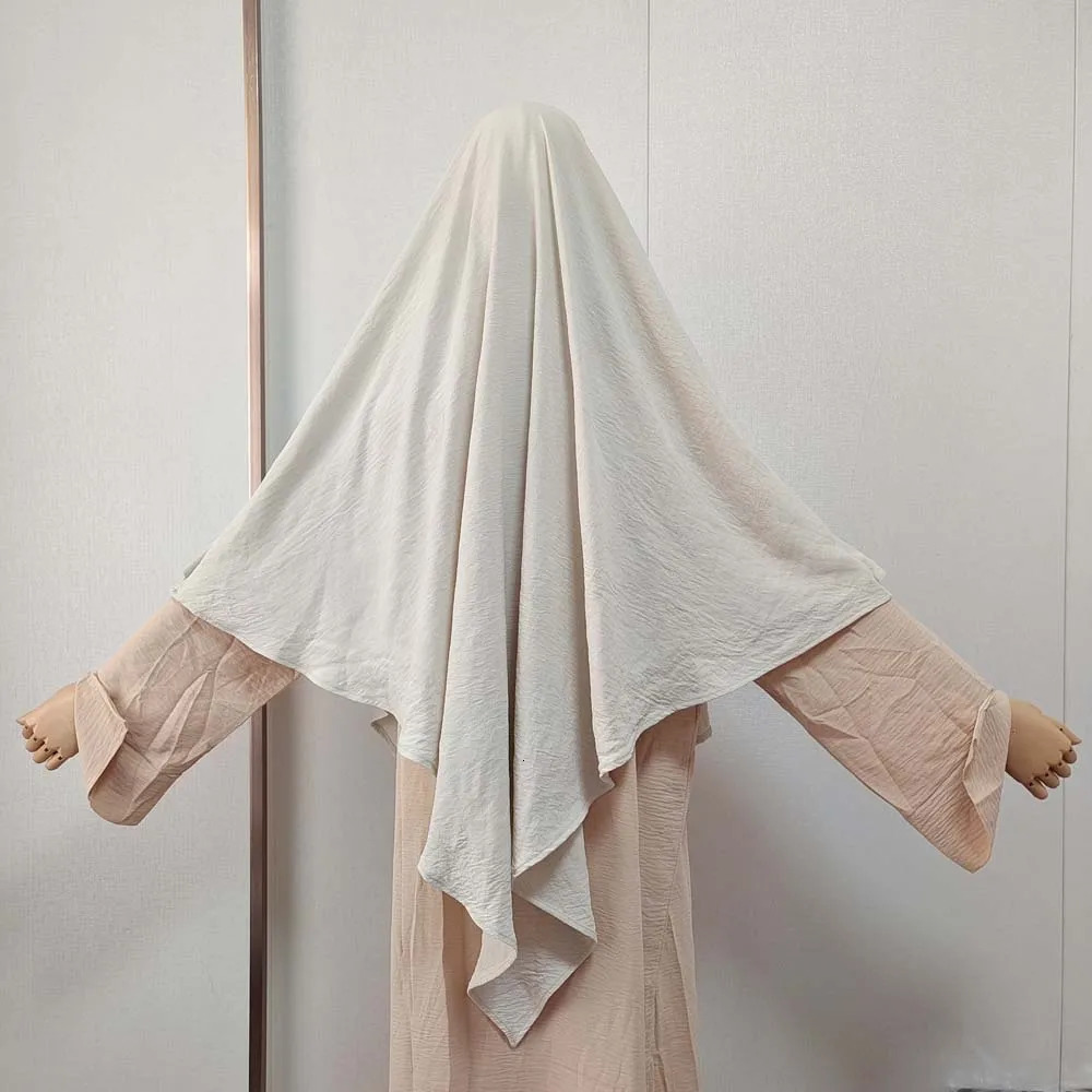Jazz Khimar and Cape Niqab shoulder strap Eid al Fitr wholesale women Muslim instant headscarf Kopftuch scarf women Muslim prayer headscarf 241216