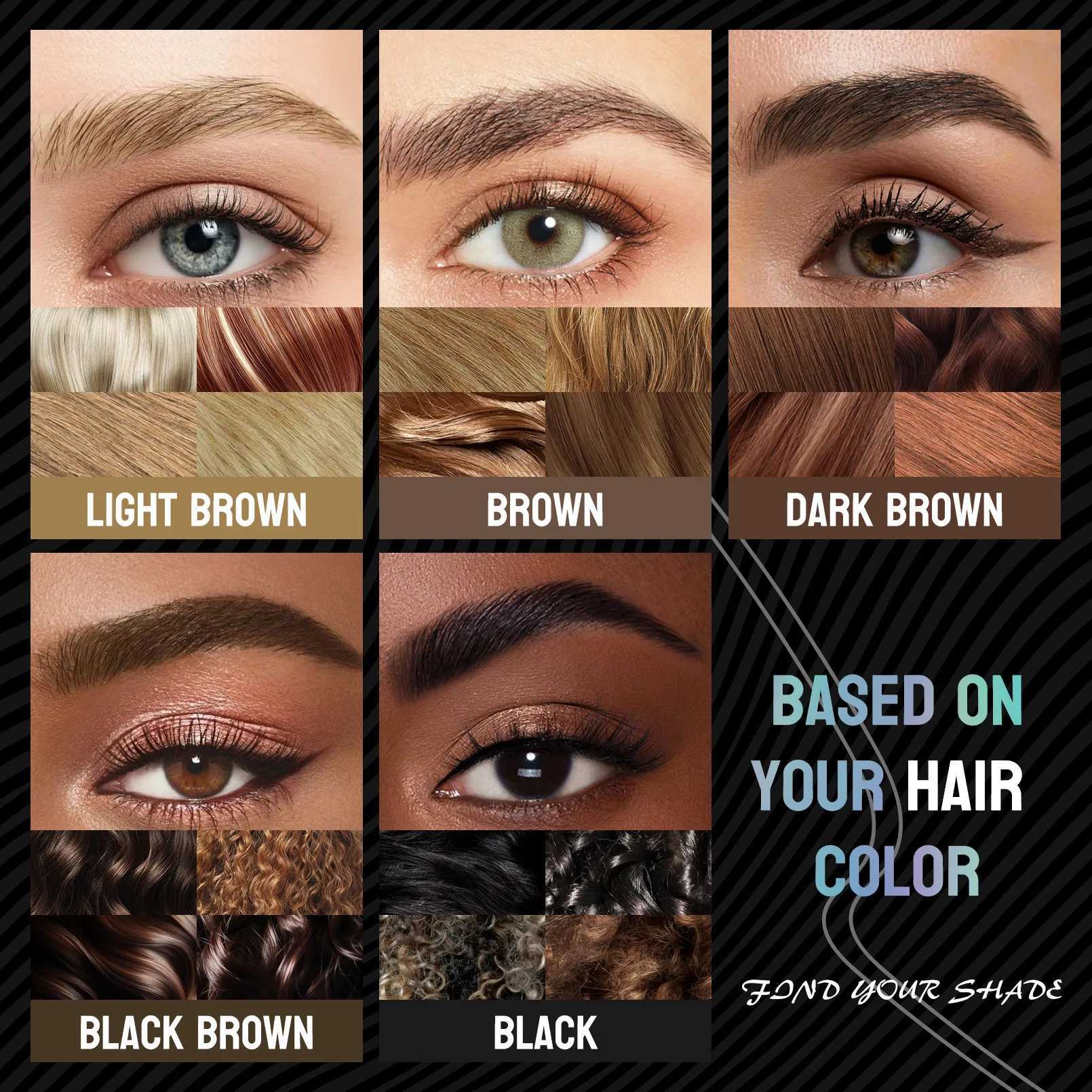 Hellokiss Dual Eyebrow Pencil Waterproof and Sweatproof Wild Eyebrow Double Headed 2-inch Eyebrow Pencil LiquidW241205