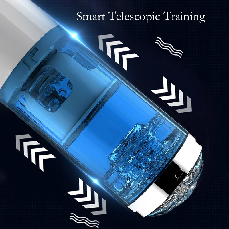 Automatic Telescopic Rotation Masturbation Cup Simulation Silicone Vagina Oral Sucking Vibrator Adult Masturbation Toys For Men 241205