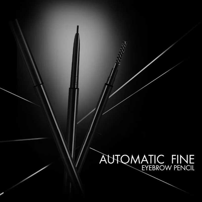 Double end automatic eye shadow pigment cosmetics natural durable paint tattoo eye shadow waterproof black coffee eye shadow pencil W241205